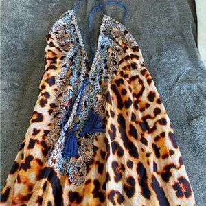 Camilla style printed maxi dress